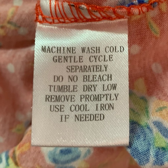 Red and Floral One Piece Playsuit - Picture 8 of 9